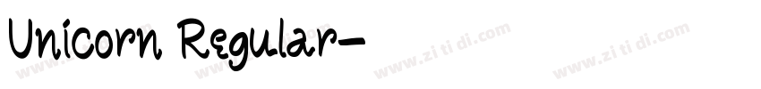 Unicorn Regular字体转换 Unicorn Regular字体转换